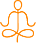 omino stilizzato yoga